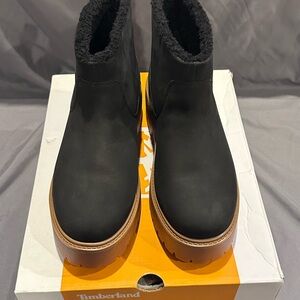 Timberland Black and Tan Winter Boots Size 11